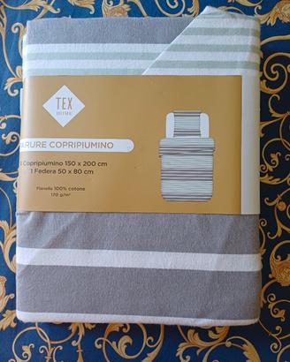 parure in flanella letto singolo