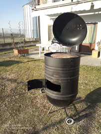 Bbq Weber smoker artigianale barbecue affumicatore