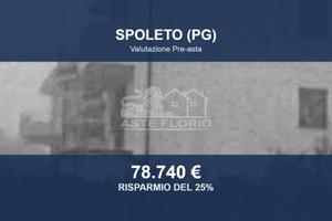 Immobile in asta di 106 m² con box auto a Spoleto