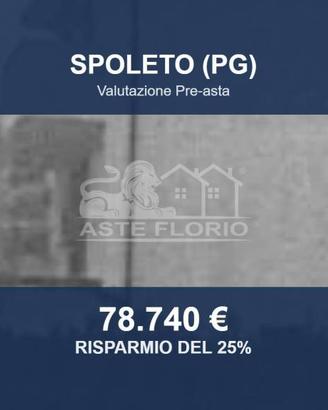 Immobile in asta di 106 m² con box auto a Spoleto