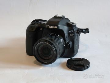 CANON EOS 80D + OBIETTIVO 18-55mm f/4-5.6 IS STM