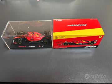 Ferrari SF 23 1:43 Burago C. Leclerc Gp Monza 2023