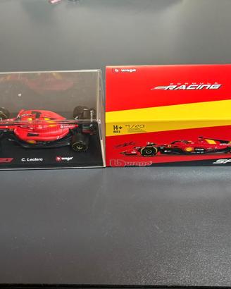 Ferrari SF 23 1:43 Burago C. Leclerc Gp Monza 2023