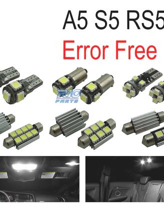 KIT 16 LAMPADE LED INTERNE PER AUDI A5 S5 RS5 B8 0