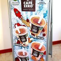 Tabella listino prezzi CAFÉ ZERO insegna bar caffè
