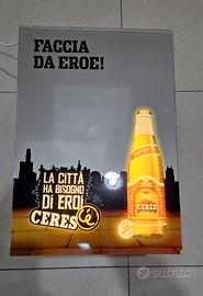 Insegna luminosa Ceres Strong Ale originale da bar