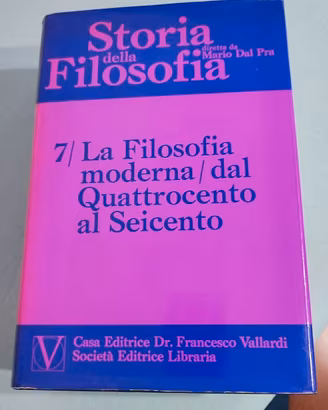STORIA DELLA FILOSOFIA MODERNA : DAL 400 AL 600