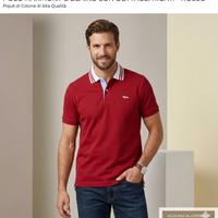 Polo Harmont & Blaine rossa