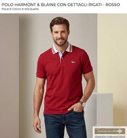 Polo Harmont & Blaine rossa