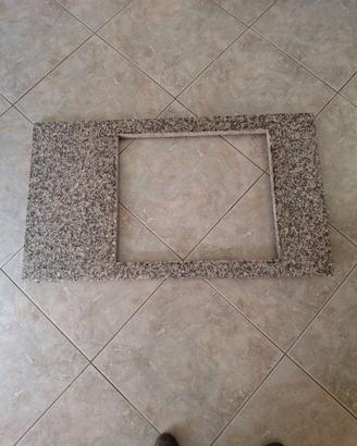 Top cucina piano cottura marmo vero