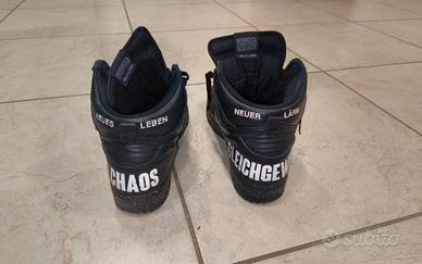 Nike dunk high 85 undercover nere in pelle