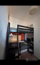 Letto Ikea soppalco 1 piazza e mezzo + materasso