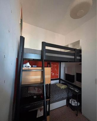 Letto Ikea soppalco 1 piazza e mezzo + materasso