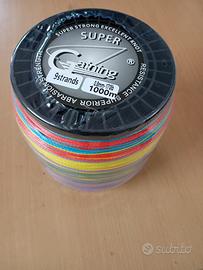 Trecciato pesca 9 fili   0.8 mm 170 Lb 77 kg 1000m