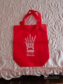 Borsa Shopper Rossa Coop Liguria Punto Soci 🛒❤️