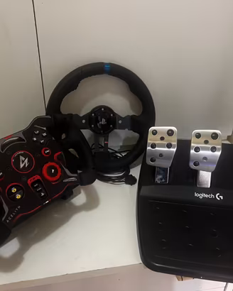 Set Completo da Sim Racing Logitech G-29 + Volante