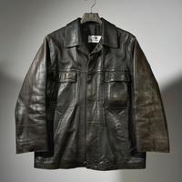 Giacca in pelle vintage anni 90 XL