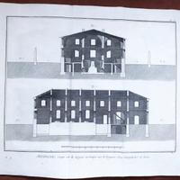 Fabbrica del sapone - incisione originale del '700