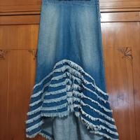 Gonna Guess in jeans con balza 