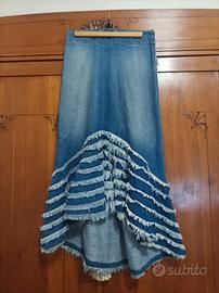 Gonna Guess in jeans con balza 