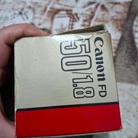 Obbiettivo Canon FD 50mm f/1.8 Lens NIB  