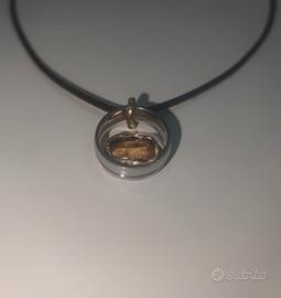 Collana con pietra lavoro artigianale 