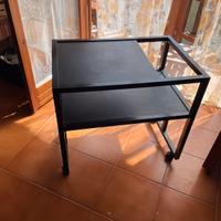 Carrello/tavolino su ruote porta bottiglie
