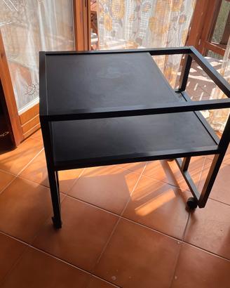 Carrello/tavolino su ruote porta bottiglie