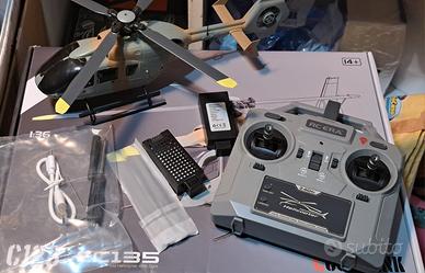 elicottero RC  C 123.volo 3D