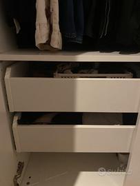 Cassetti armadio pax ikea 75 cm
