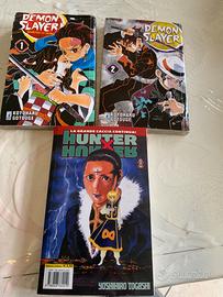 Manga Demon Slayer  e Hunter X Hunter