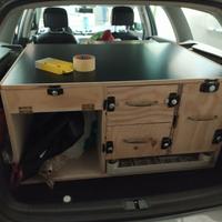 Camping Box per bagagliaio macchina