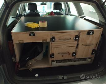Camping Box per bagagliaio macchina