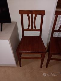 4 sedie per tavolo sala da pranzo 