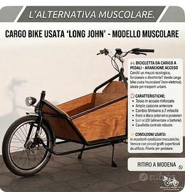 Cargo bike muscolare