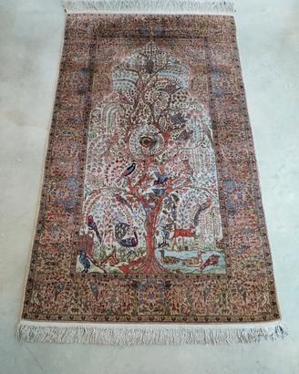 Tappeto Persiano Kordestan in Pura Seta