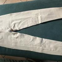 Pantalone Equitazione bianco bambina