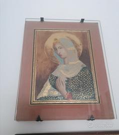 oro quadro con Madonna