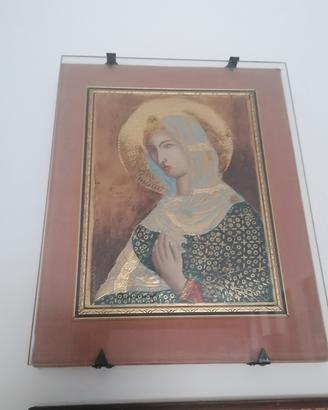 oro quadro con Madonna