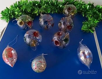 Palline per Albero di Natale in Vetro Soffiato