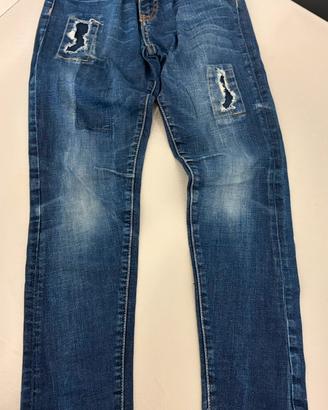 Pantaloni jeans bambino ragazzo 10 anni