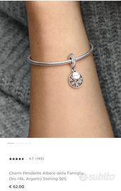 Charm pendente albero della famiglia Pandora