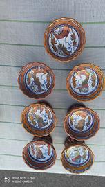 coppette in ceramica decorate a lustro 