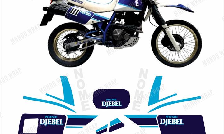 Adesivi compatibili con Suzuki DR 600 DJEBEL 1988