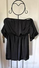 tutina pantaloncini nera