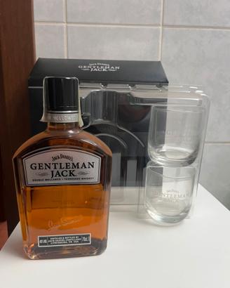 Whisky Jack Daniels Gentleman con bicchieri