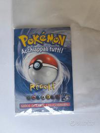 Libretto regole carte Pokemon set base ITA '98 Nin