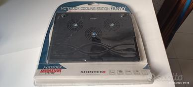 Notebook Cooling Station Fan'ny - SHINTEK (Nuovo)