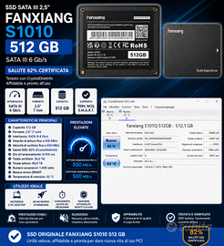 SSD SATA 2,5" Fanxiang S1010 512 GB –