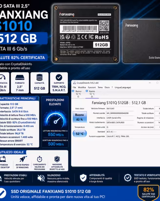 SSD SATA 2,5" Fanxiang S1010 512 GB –